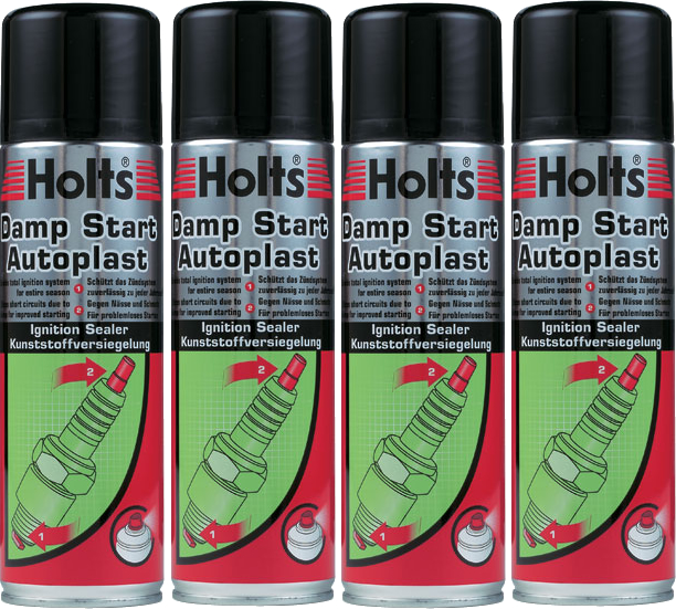 4 X HOLTS DAMP START CAR VAN BOAT IGNITION SEALER 300ML eBay