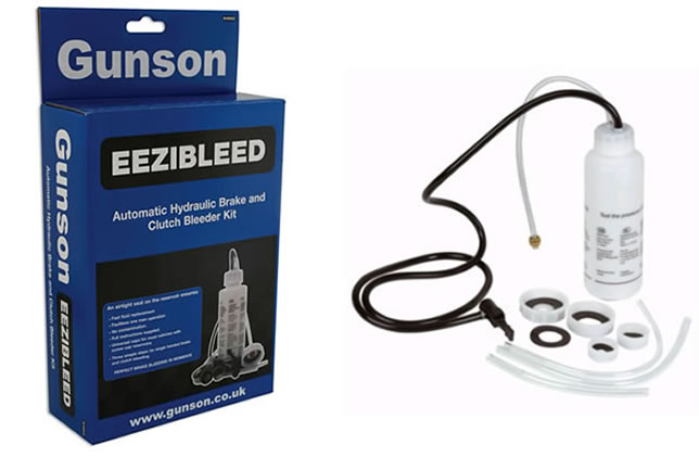 Gunson EEZIBLEED Brake & Clutch Fluid Hydraulic Bleeding Kit