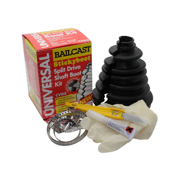 BAILCAST UNIVERSAL SPLIT CONSTANT VELOCITY GAITER SHAFT BOOT KIT CVS18 eBay