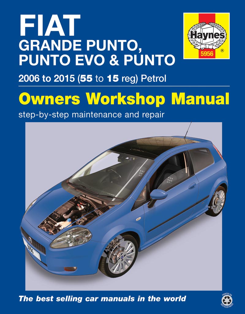 Haynes Owners Workshop Manual For Fiat Punto 2006 to 2015 (55 to 15)