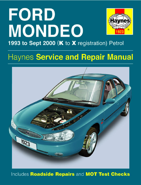 Haynes workshop manual for ford mondeo #4